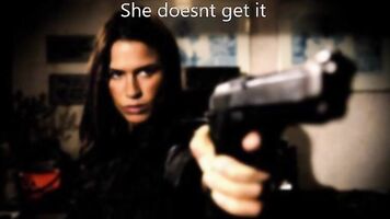 A gang makes policewoman their bitch