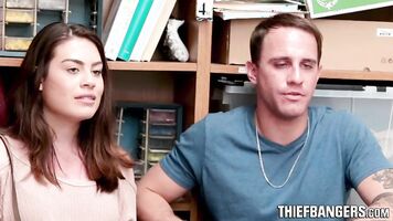 Teen Thief Veronica Vega Fucked In Front Of Her BF By LP Officer