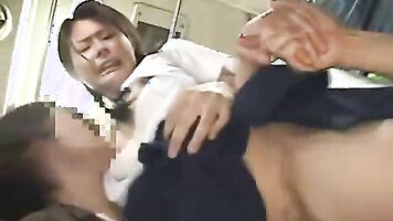 Korean girl was forced to do a violent forced fuck video.