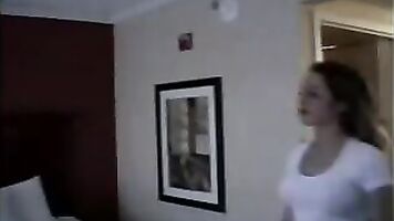Girl's screams echoed through the room as violent sex took place in a brutal rape porn.