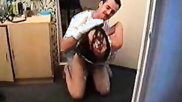 The anal ass of a girl can be seen getting destroyed in a brutal porn video.