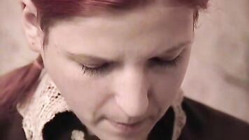 2. Girl violently forced to suck dick during rough sex porn.