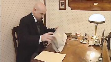 8. Ass of the victim was forced apart in the amateur brutal porn scene.