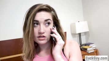 Kat Monroe humiliates her cuckold husband
