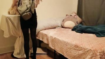 s. little schoolgirl daughter gets awakened by daddy's dick and loves it!
