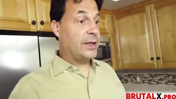 Stepdad fucks and spanks daughter while mom is out -Ashley Red