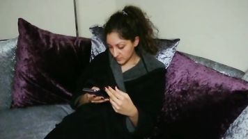 Young sister d., m., fucked and creampied by brother while she s. POV Indian