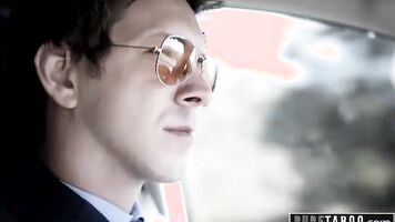 PURE TABOO Couple Picks Up Teen Hitchhiker & Have Threesome
