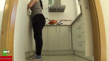 They decide to fuck and masturbate in the kitchen IV 017
